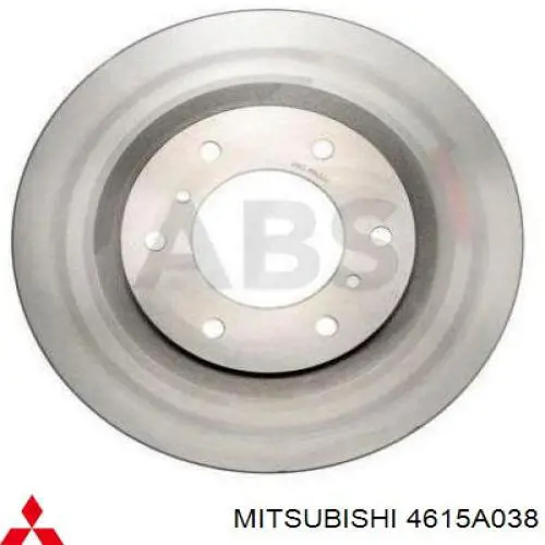 4615A038 Mitsubishi Гальмо дискове переднє