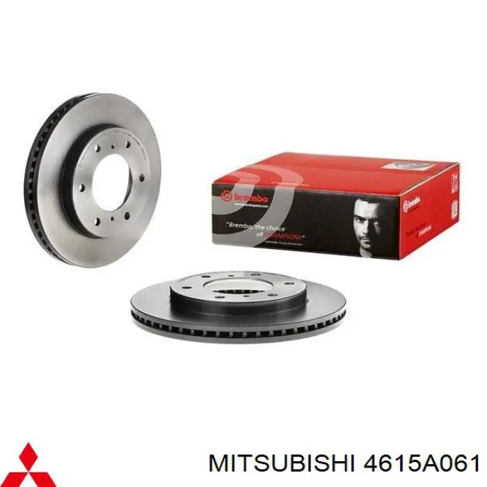 Диск переднього гальма Mitsubishi 4615A061 ціна, від 30.79 USD