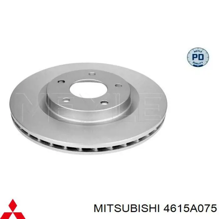 Гальмівні диски передні 4615A075 Mitsubishi