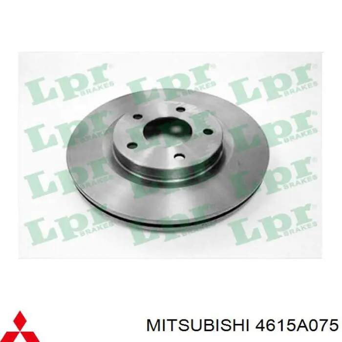 4615A075 Mitsubishi Гальмо дискове переднє