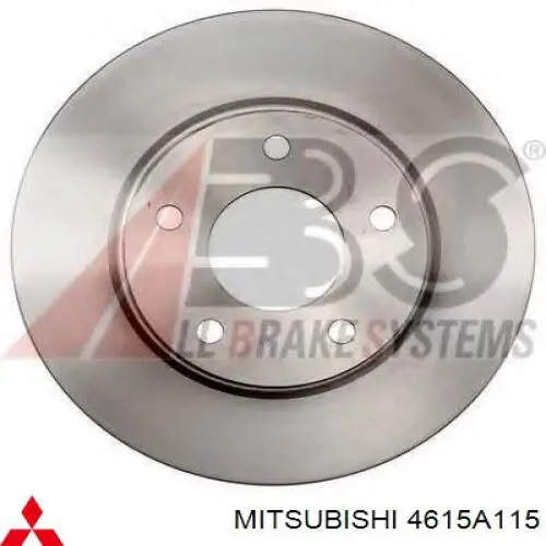 4615A115 Mitsubishi диск гальмівний передній
