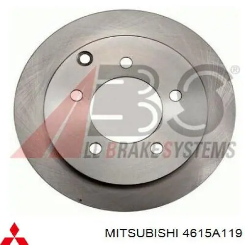 Диск гальмівний задній Mitsubishi 4615A119