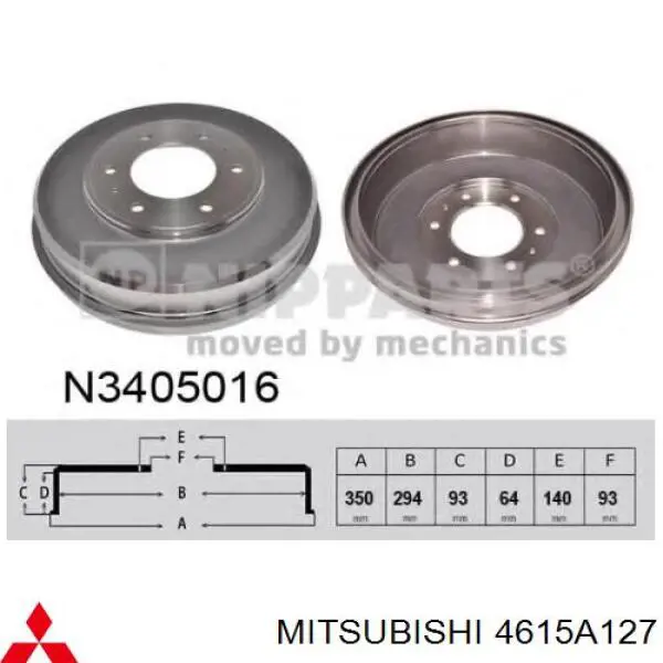 Купити 192234 Maxgear Барабан гальмівний задній