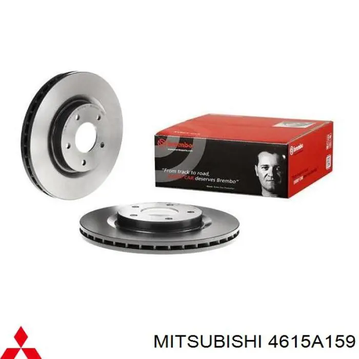 Диск переднього гальма Mitsubishi 4615A159 ціна, від 19.45 USD