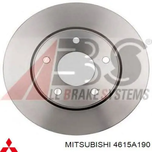 Диск переднього гальма Mitsubishi 4615A190 ціна, від 34.20 USD
