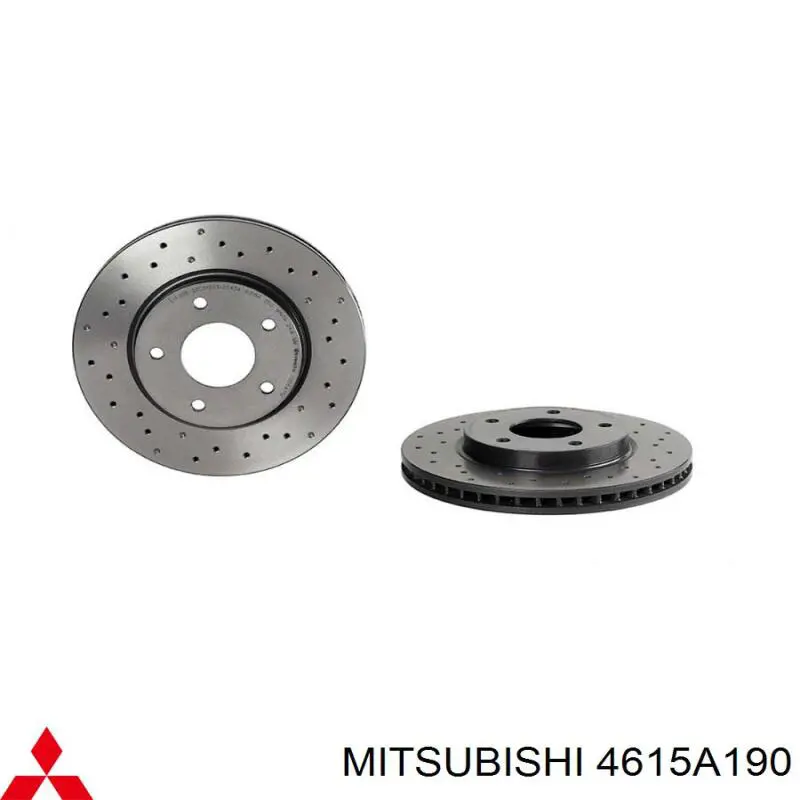 Диск гальмівний передній Mitsubishi 4615A190