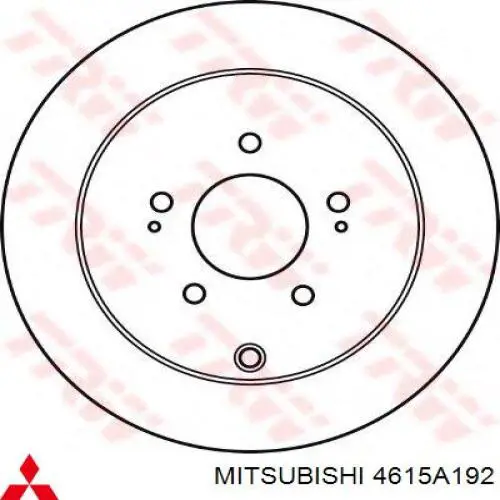 Задні дискові гальма Mitsubishi 4615A192 ціна, від 39.75 USD