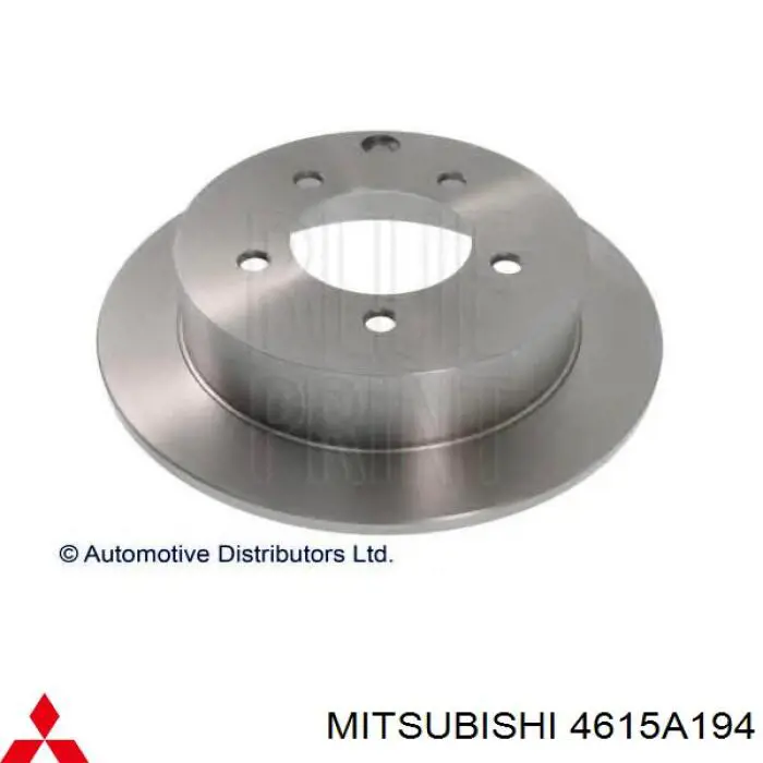 4615A194 Mitsubishi диск гальмівний задній