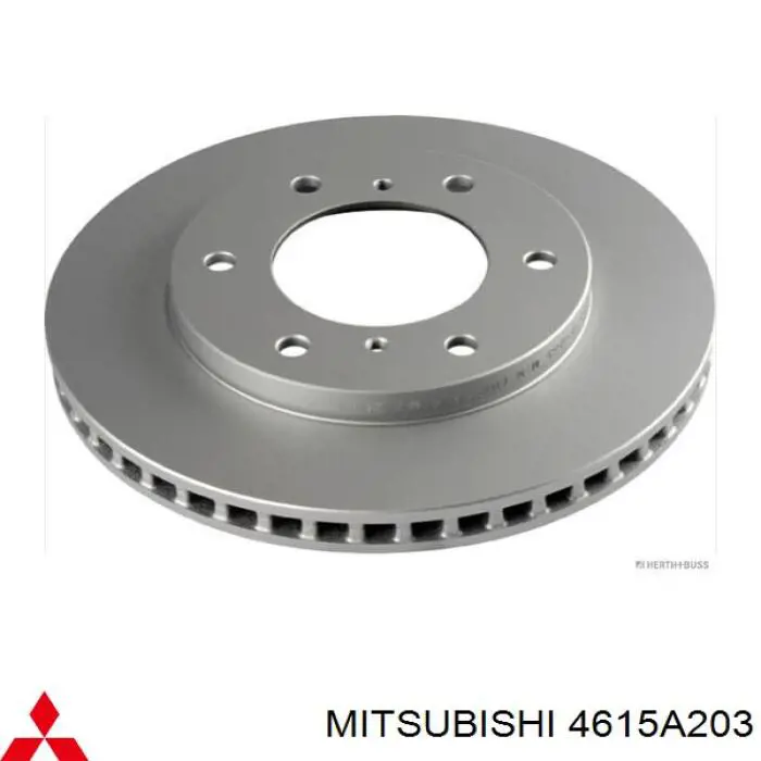 4615A203 Mitsubishi диск гальмівний передній