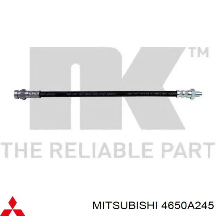 Купити 4650A245 Mitsubishi Шланг гальмівний задній