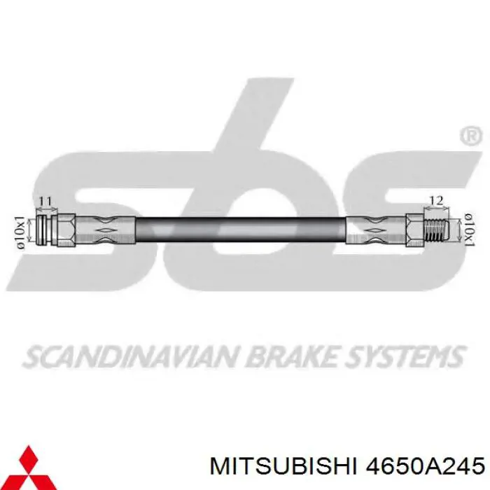 Шланг гальмівний задній NK 851942 ціна, від 8.47 USD
