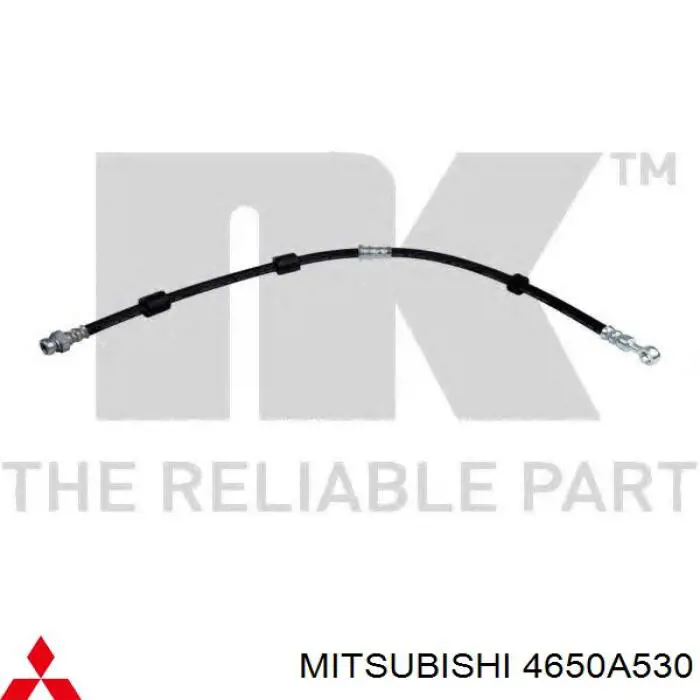Купити 4650A530 Mitsubishi Шланг гальмівний передній, правий