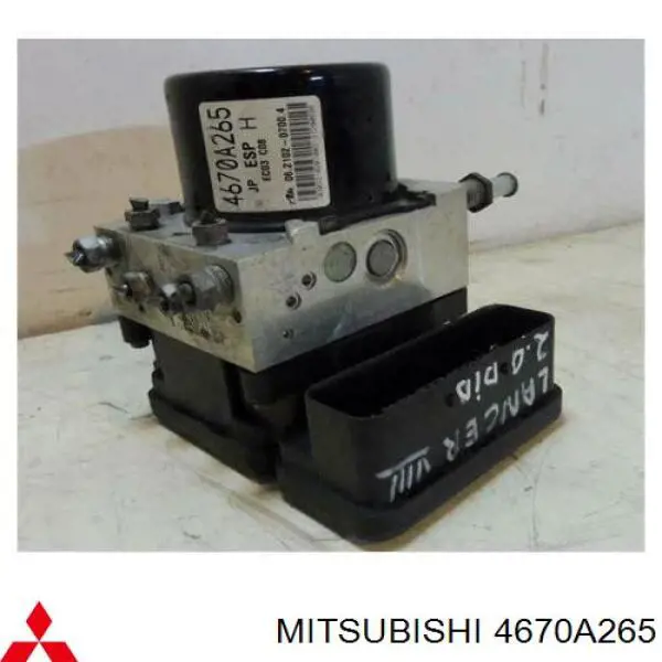4670A265 Mitsubishi насос абс (abs головного гальмівного циліндру)