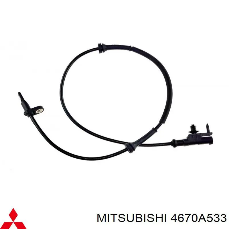 4670A533 Mitsubishi датчик абс (abs передній)