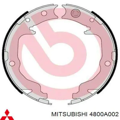 Колодки стоянкового гальма Mitsubishi 4800A002