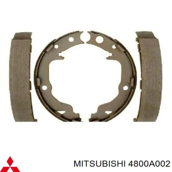 4800A002 Mitsubishi колодки ручника/стоянкового гальма