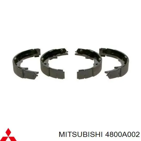 Колодки ручника / стоянкового гальма Mitsubishi 4800A002 ціна, від 23.59 USD