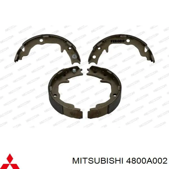 Купити 4800A002 Mitsubishi Гальмівні колодки гальма стоянки