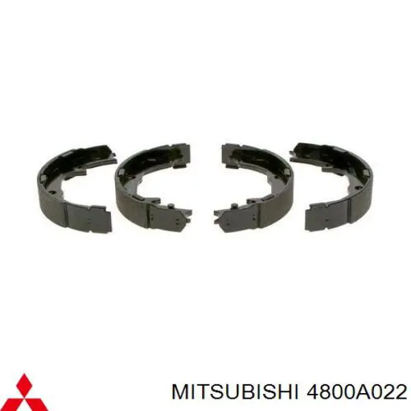 Колодки ручника / стоянкового гальма Mitsubishi 4800A022 ціна, від 23.27 USD