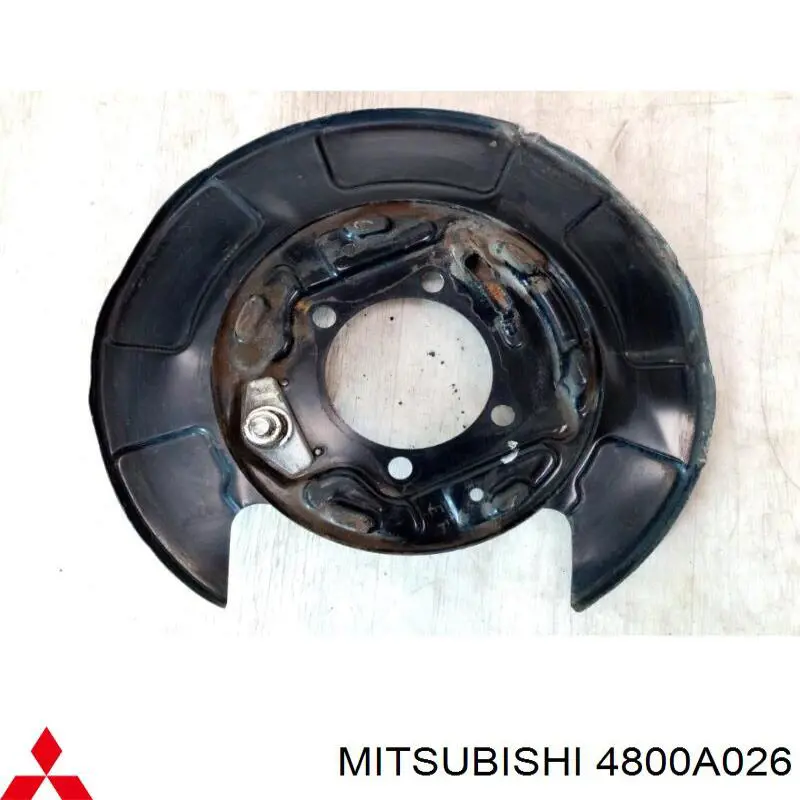 Захист гальмівного диска заднього, правого Mitsubishi 4800A026 ціна, від 76.19 USD