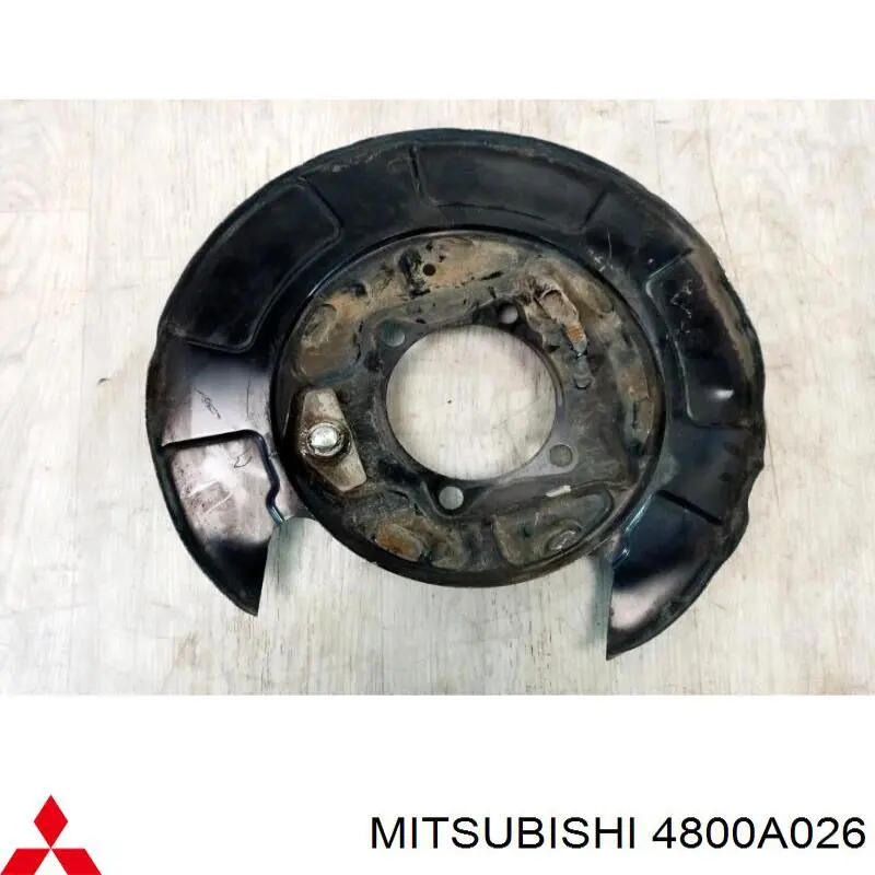 4800A032 Mitsubishi захист гальмівного диска заднього, правого