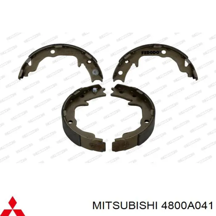 Колодки ручника / стоянкового гальма Mitsubishi 4800A041 ціна, від 23.29 USD