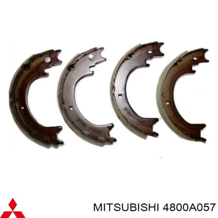 Колодки гальмові задні, барабанні 4800A057 Mitsubishi