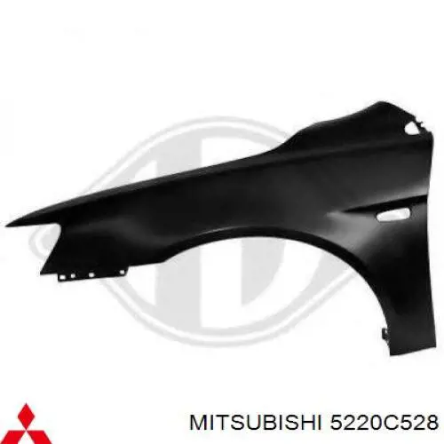 Крило переднє праве Mitsubishi 5220C528 ціна, від 35.76 USD