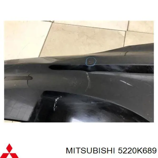 Крило переднє ліве 5220K689 Mitsubishi