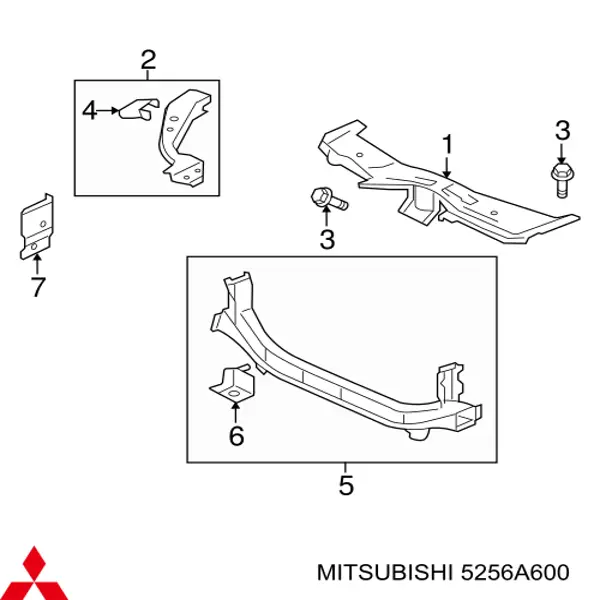 Телевізор верхній Mitsubishi 5256A600 ціна, від 12.67 USD