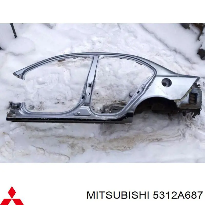 Стійка центральна, ліва Mitsubishi 5312A687 ціна, від 63.33 USD