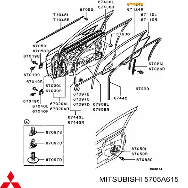 5705A615 Mitsubishi 