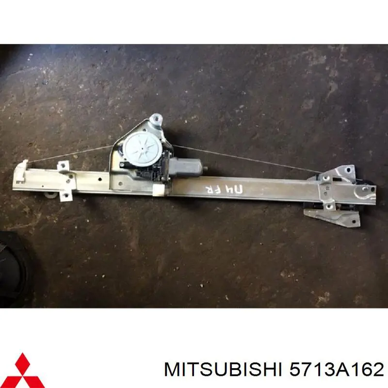 Механізм склопідіймача двері передньої, правої Mitsubishi Pajero 4 SHORT (V80) (Міцубісі Паджеро)