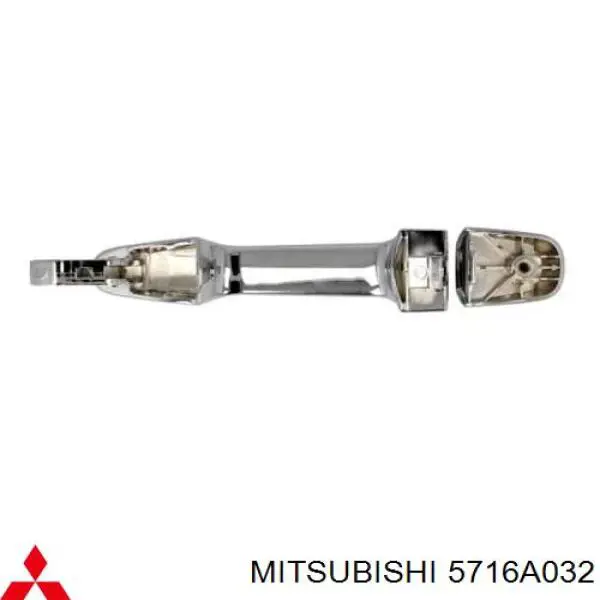 Ручка передньої двері зовнішня Mitsubishi Pajero SPORT (KH) (Міцубісі Паджеро)