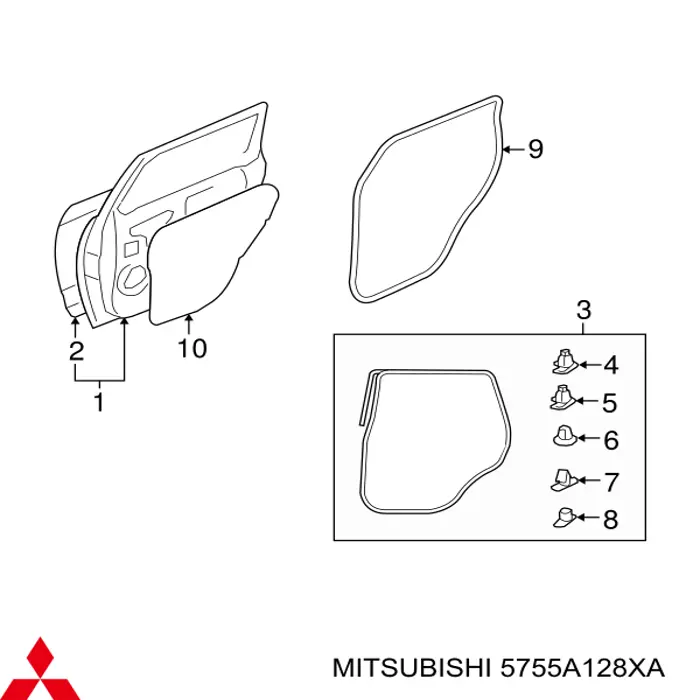 5755A128XA Mitsubishi 
