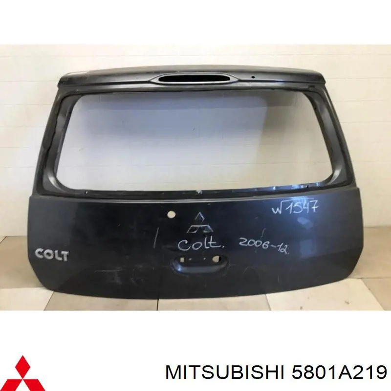 Двері задні, багажні (3-і)/(5-і) (ляда) Mitsubishi Colt 6 (Z3A) (Міцубісі Кольт)