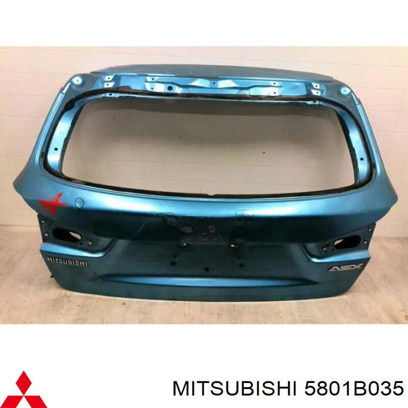 Двері задні, багажні (3-і)/(5-і) (ляда) Mitsubishi ASX (GA) (Міцубісі Асх)