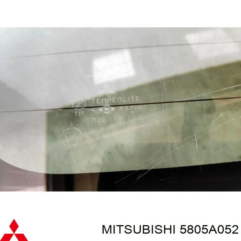 Скло заднє, 3/5-й двері (ляди) на Mitsubishi Airtrek (CU)