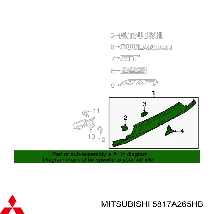 5817A265HB Mitsubishi 