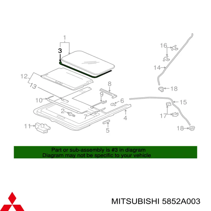 5852A003 Mitsubishi 