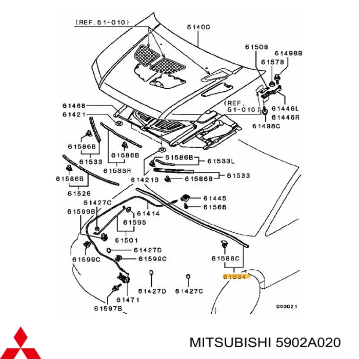  5902A020 Mitsubishi