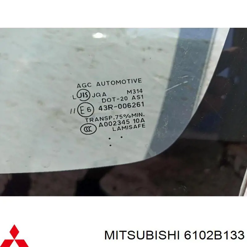 Купити 6102B133 Mitsubishi Вікно вітрове