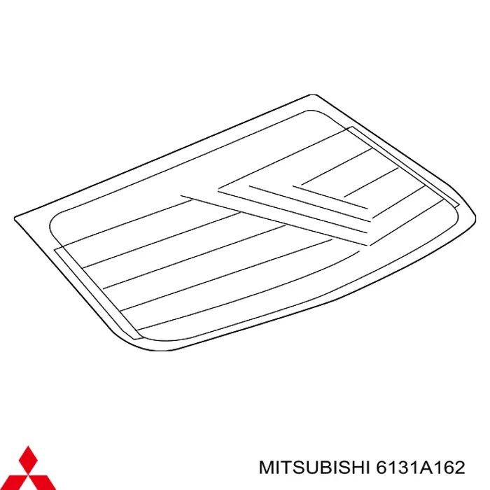 6131A162 Mitsubishi Заднє вікно