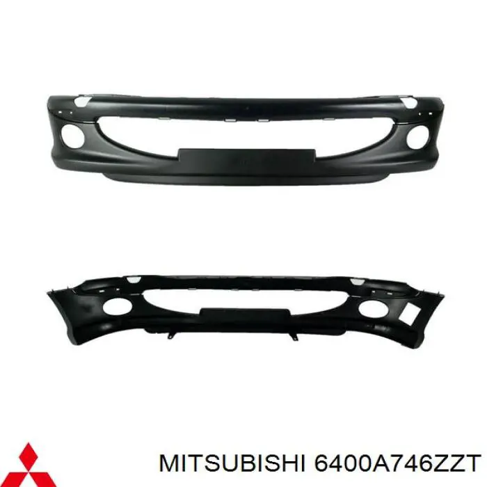 Бампер на авто Mitsubishi 6400A746ZZT ціна, від 106.45 USD
