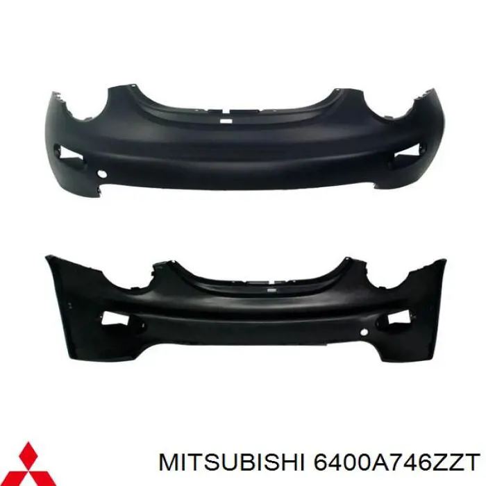 Купити 6400A746ZZT Mitsubishi Буфер (бампер) передній