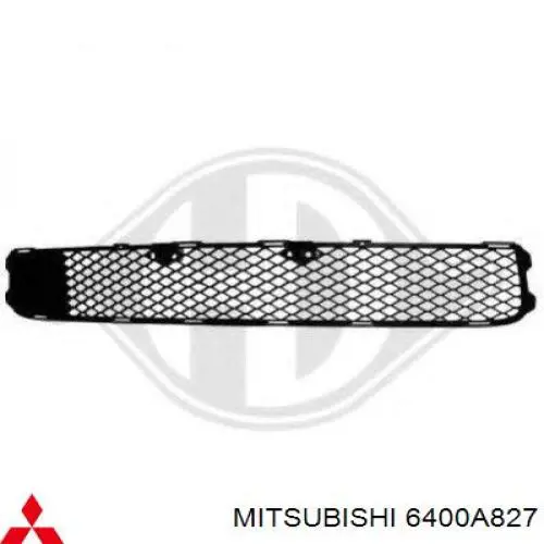 Купити 6400A827 Mitsubishi Решітка переднього бампера, центральна