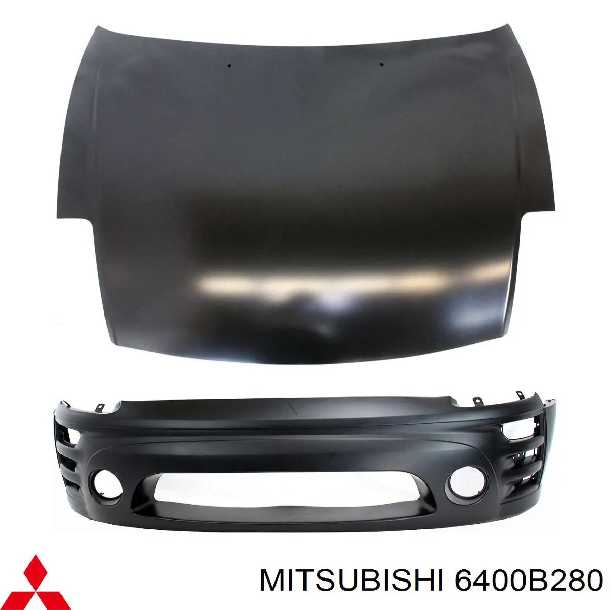 Передній бампер на Mitsubishi Eclipse CHASSIS D5_A 