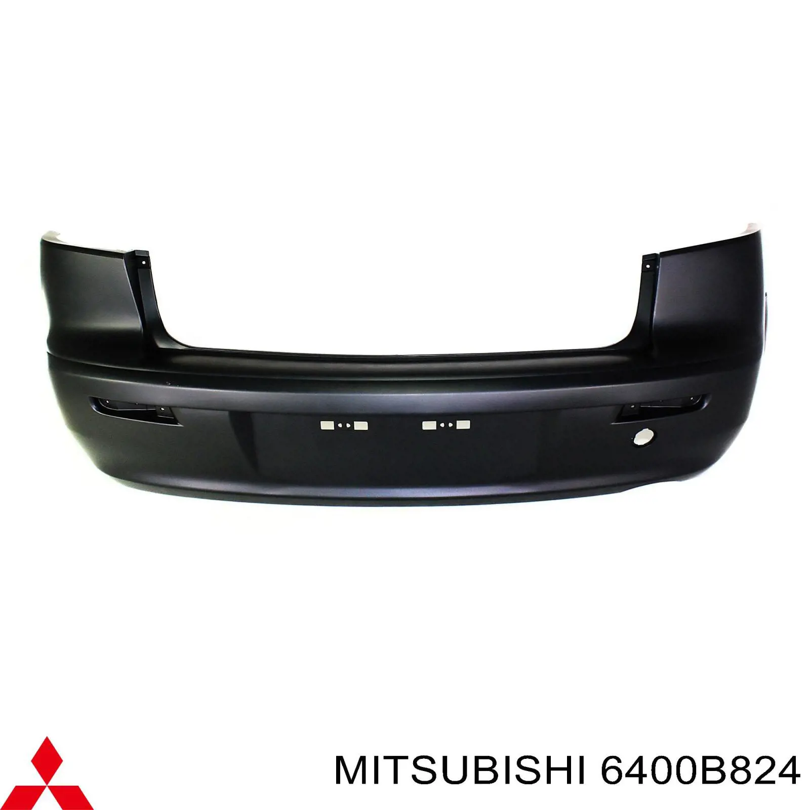 6400D870 Mitsubishi бампер передній
