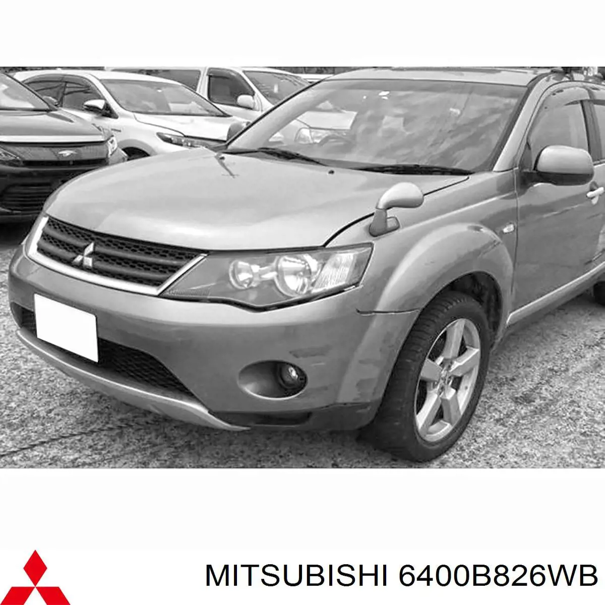 Бампер передній в зборі на Mitsubishi Outlander II XL CWW