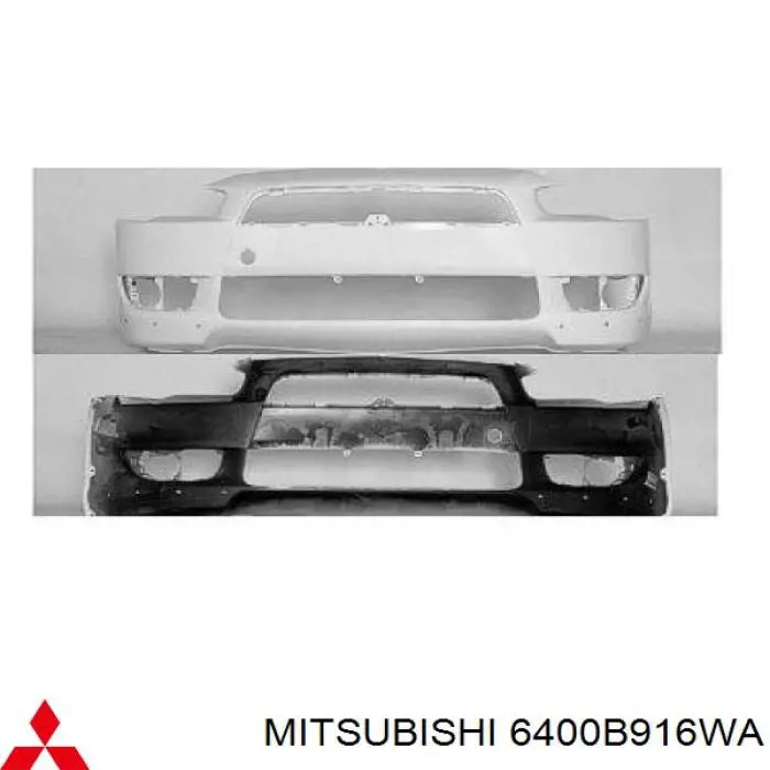 Купити 6400B916WA Mitsubishi Буфер (бампер) передній